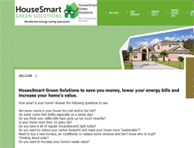 Tablet Screenshot of housesmartgreensolutions.com